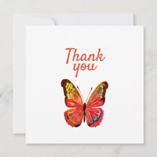 Butterfly Hartelijk dank Kaart