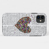 Butterfly Heart Case-Mate iPhone Case (Achterkant (horizontaal))