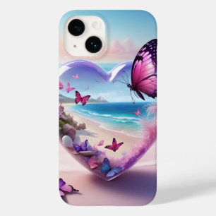 Butterfly Heart Escape - Ocean Dream Case-Mate iPhone 14 Hoesje