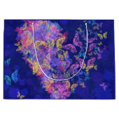 Butterfly Heart Gift Bag Groot Cadeauzakje (Voorkant)