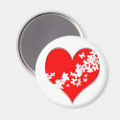 Butterfly Heart Magneet (Voorkant / Achterkant)