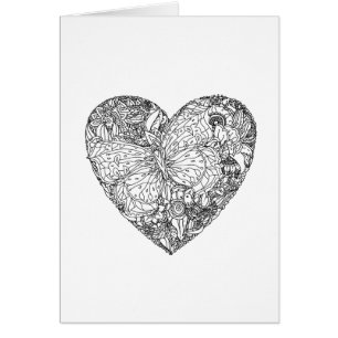 Butterfly Heart Patroon