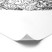 Butterfly Heart Pattern 2 Poster (Hoek)