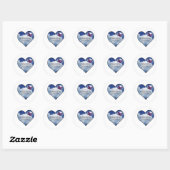 Butterfly Heart Poem Ronde Sticker (Vel)