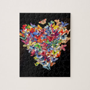 Butterfly Heart Puzzle Legpuzzel