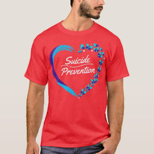 Butterfly Heart Suicide Awareness Mental Health T-shirt