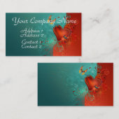 Butterfly Heart Visitekaartje (Voorkant / Achterkant)