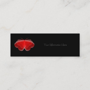 Butterfly Hearts Bladwijzer Visitekaartjes