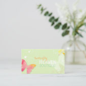 Butterfly Heaven Mode Boutique Visitekaartje (Staand voorkant)