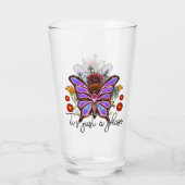 Butterfly Het is slechts een Inspirerend van het f Glas (Achterkant)