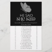 Butterfly Hij zei dat ze vrijgezellenfeest spel ze (Voorkant)