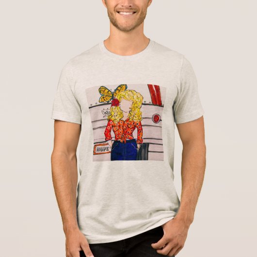 Butterfly Hope Tri-Blend Shirt (Voorkant)