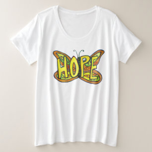 Butterfly Hope Word Art Inspiration personnalisée