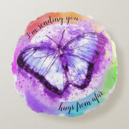 Butterfly Hug Pillow Rond Kussen