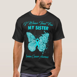 Butterfly I Draag Blauwgroen voor mijn zuster-ovar T-shirt