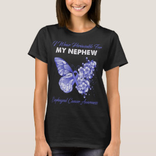 Butterfly I Draag Periwinkle voor MIJN NEPHEW OOG T-shirt