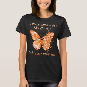 Butterfly I Draag Sinaasappel voor mijn neef RSD C T-shirt