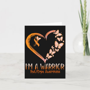 Butterfly Ik ben een Warrior RSD CRPS Bewustzijn Kaart