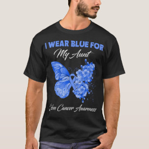 Butterfly ik Draag groen voor mijn tante Colon Can T-shirt