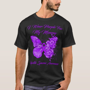 Butterfly ik Draag Paars voor mijn mammie kindersp T-shirt