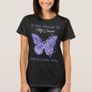 Butterfly ik Draag Periwinkle voor mijn neef Irrit T-shirt