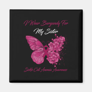 Butterfly ik heb Burgundy Draag voor mijn zusje si Magneet