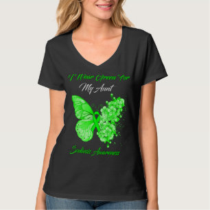 Butterfly ik heb groen Draag voor mijn tante Scoli T-shirt