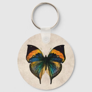 Butterfly Illustration 1800's Butterflies Sleutelhanger
