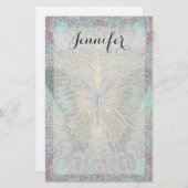 Butterfly in de tuin briefpapier (Voorkant / Achterkant)
