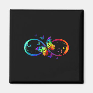 Butterfly Infinity Symbool Art Autisme Awareness N Magneet