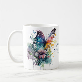 Butterfly Inspirerend Aanmoediging Citaat Koffiemok