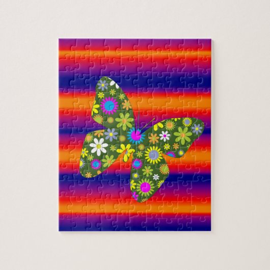 Butterfly Jigzaag Puzzle Legpuzzel (Verticaal)