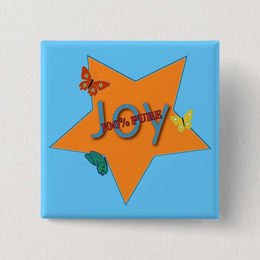 Butterfly Joy Button (Voorkant)