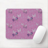 Butterfly Joy Mousepad (Paars) Muismat (Met muis)