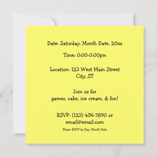 Butterfly Kaart (Achterkant)