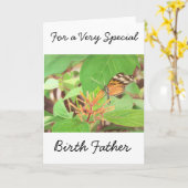 Butterfly Kaart (Gele Bloem)