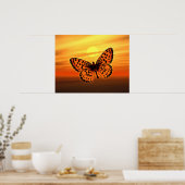 Butterfly-kaart Poster (Keuken)
