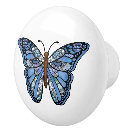 Butterfly/keramische Knoop Keramische Knop (Rechts)