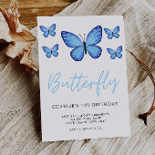 Butterfly Kinder Tweeling 1e Verjaardag Kaart