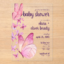 Butterfly Kisses & Baby Wensen | Baby shower Pink