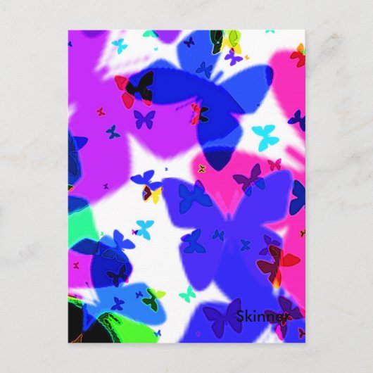 Butterfly Kisses Briefkaart (Voorkant)