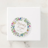 Butterfly Kisses Dank je Bedankjes Labels (In situ)