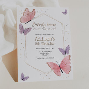 Butterfly Kisses en Verjaardagswensen Verjaardag I Kaart