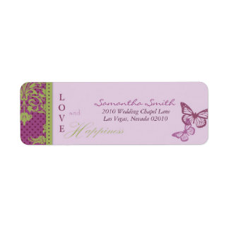 Butterfly Kisses Flirt Return Label B