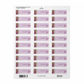 Butterfly Kisses Flirt Return Label B (Full Sheet)
