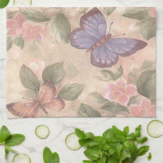 Butterfly Kitchen Towel Theedoek (Gevouwen)