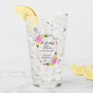 Butterfly kussen voor de toekomst Mrs Vrijgezellen Glas