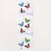 "Butterfly Label" Yoga Mat (Achterkant)