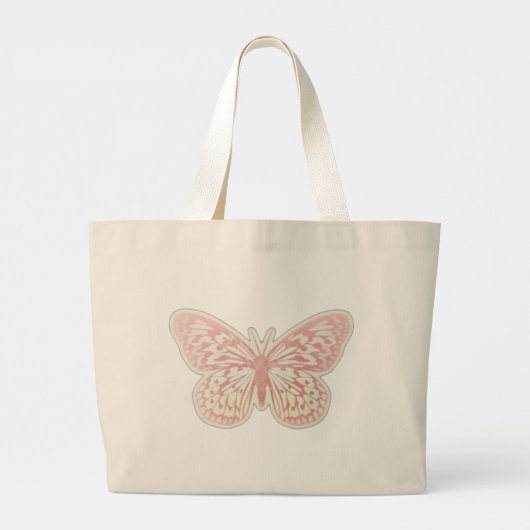 Butterfly Large Canvas tas (Achterkant)