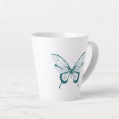 Butterfly Latte Mug Mok (Rechterhoek)
